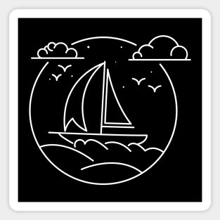 Sail boat Magnet